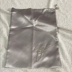 Giuseppe Zanotti Silver Incandescent Logo Bag